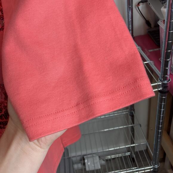 Quacker Factory Women's Coral Sequin Striped Tunic Top Size 1X Maximalist Glam - Picture 8 of 11